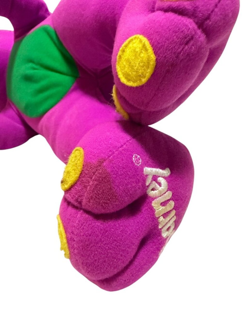 Talking Barney Dinosaur 1993 Tested Works Plush Toy - Picture 9 of 16